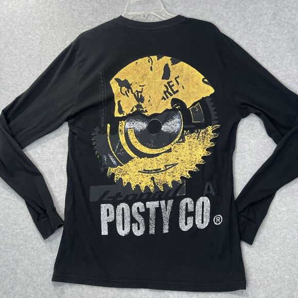 H&M Post Malone Runaway Tour Graphic T-shirt Medium Black Posty Co Music - Picture 1 of 12